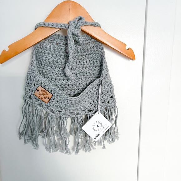 Harper Crop Top, Pima Cotton Top, Baby Crochet Crop Top, Fringe Cotton Crop Top - Picture 4 of 9